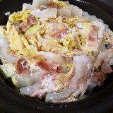 タジン鍋で白菜豚バラの挟み蒸し
